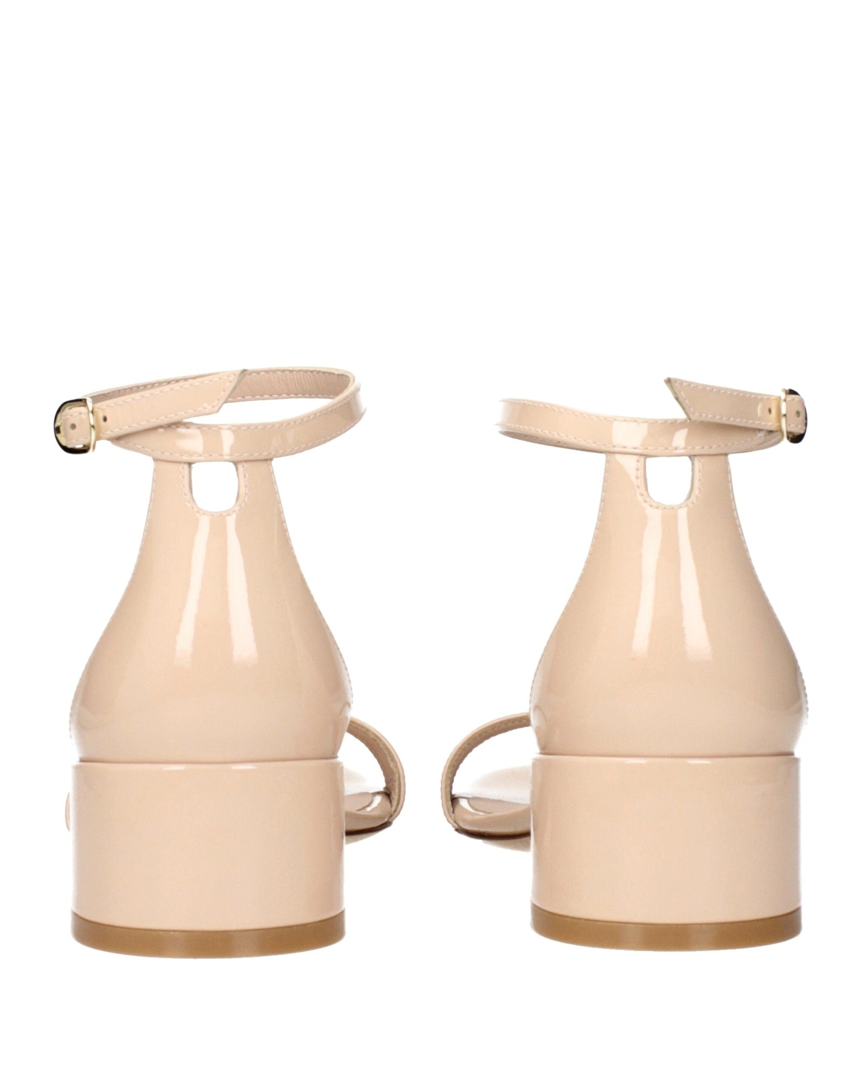 Stuart Weitzman Beige Leather Flat Sandals Glam Steals