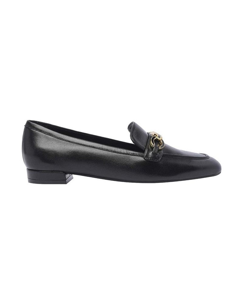 Stuart Weitzman Black Calfskin Slip On Loafers Glam Steals