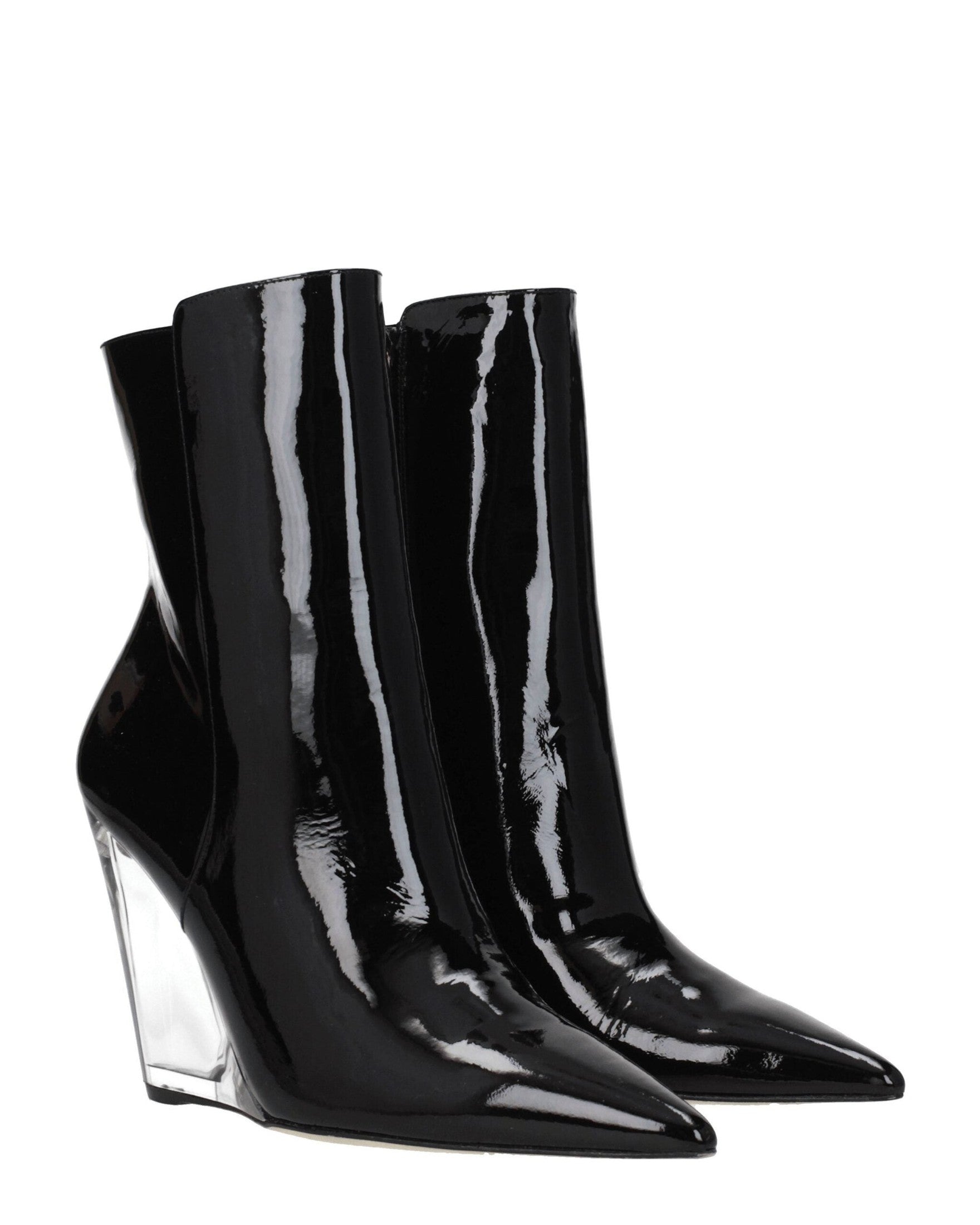 Stuart Weitzman Black Leather Ankle Boots Glam Steals