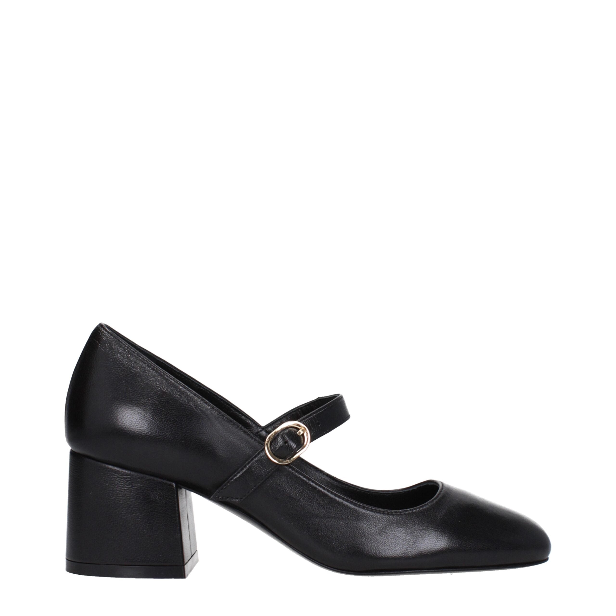 Stuart Weitzman Black Leather Mid Heel Pumps Glam Steals