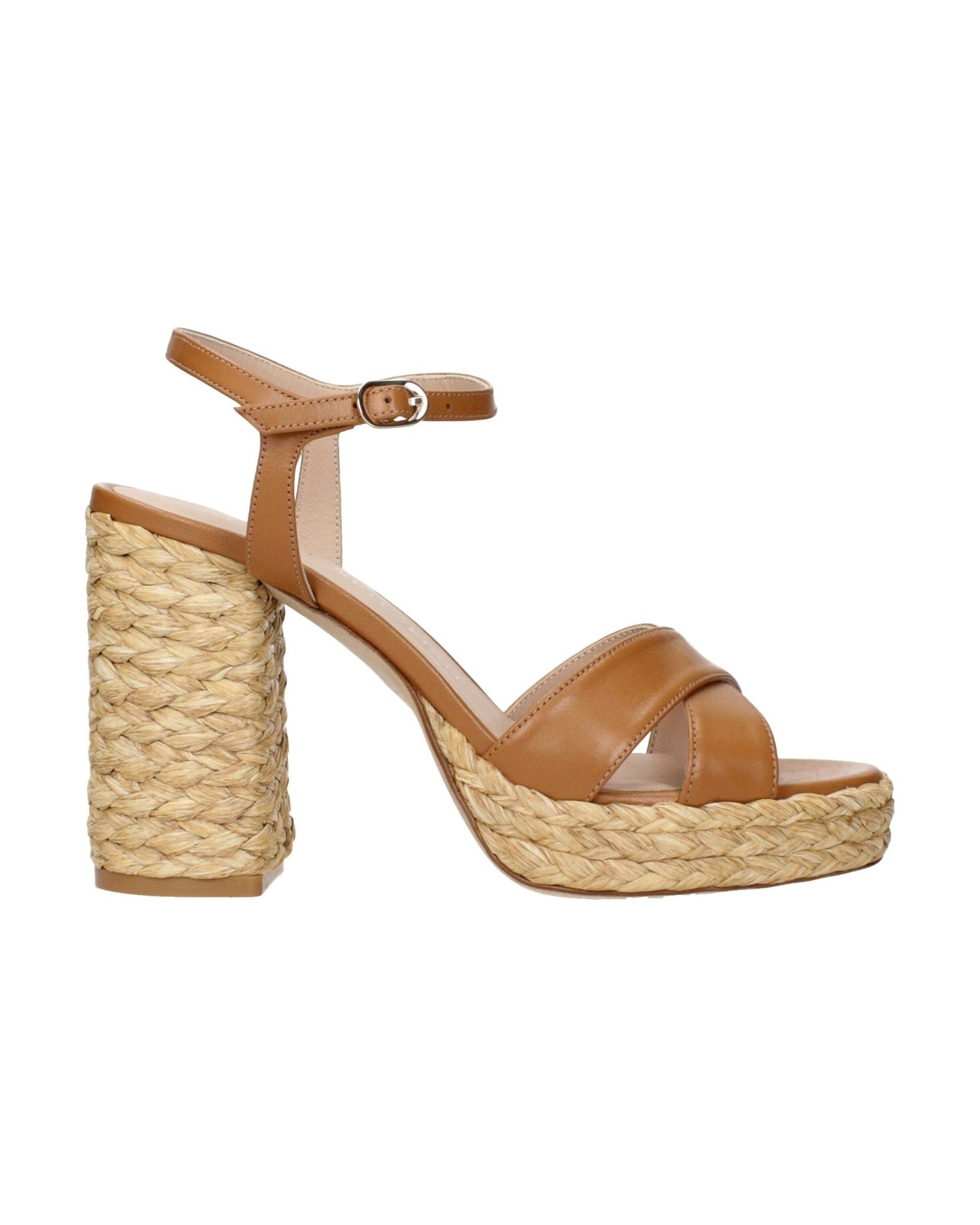 Stuart Weitzman Brown Leather Platforms