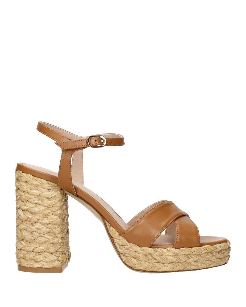 Stuart Weitzman Brown Leather Platforms Glam Steals