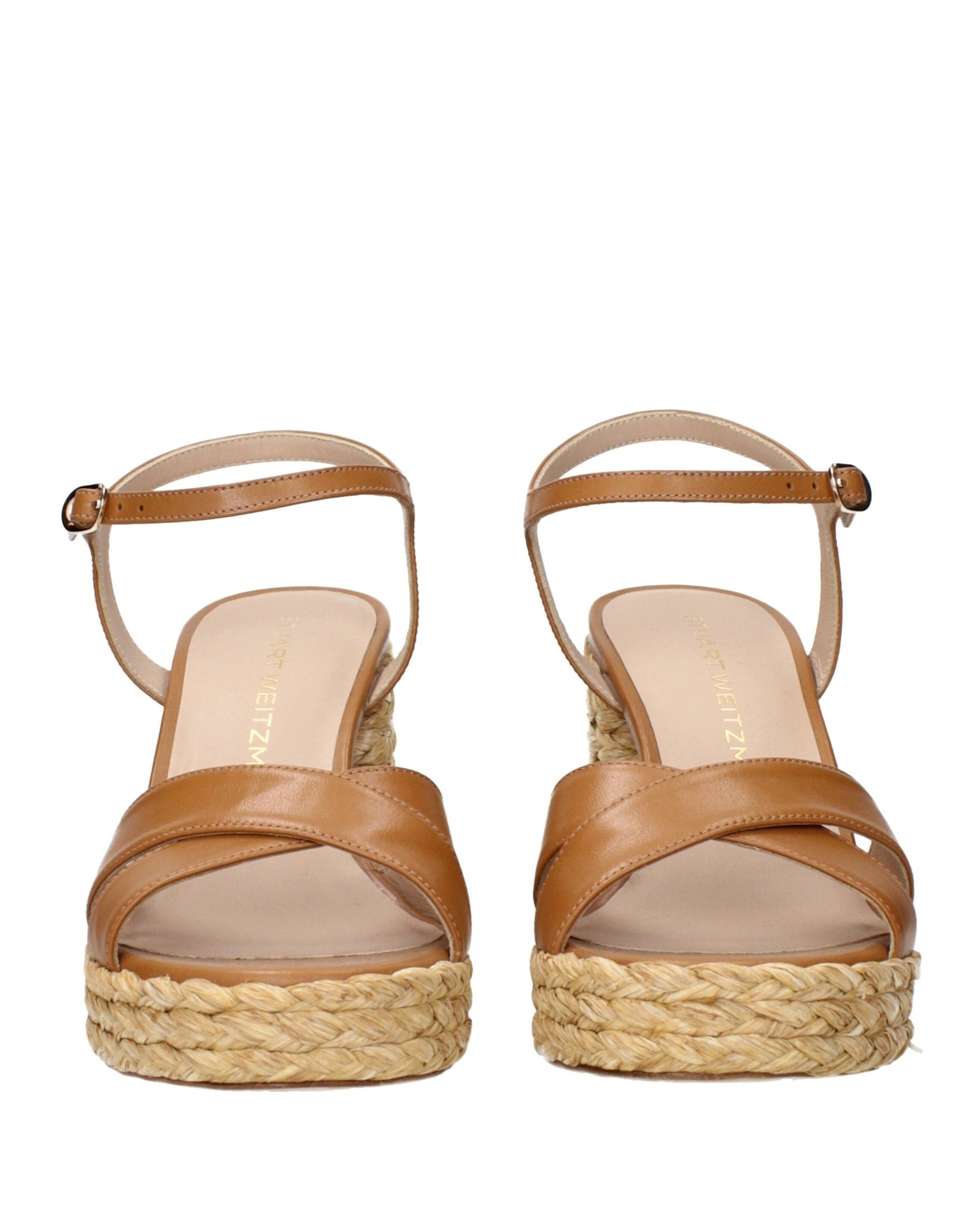 Stuart Weitzman Brown Leather Platforms Glam Steals