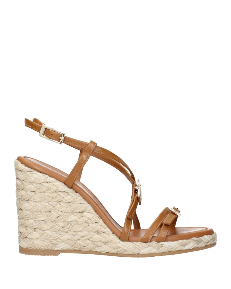 Stuart Weitzman Brown Leather Wedges Sandals Glam Steals