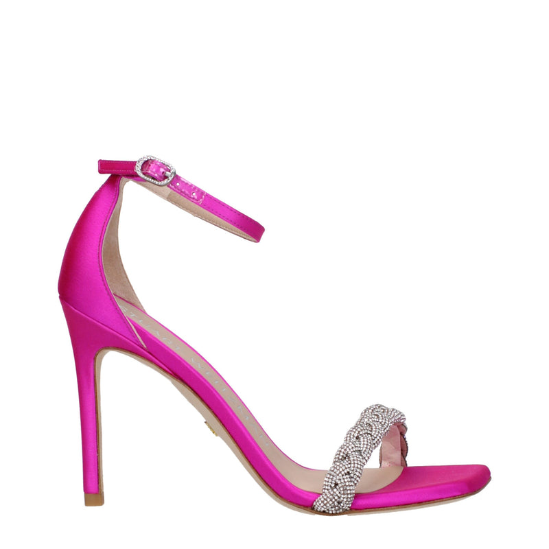Stuart Weitzman Pink Satin Stiletto Heel Glam Steals