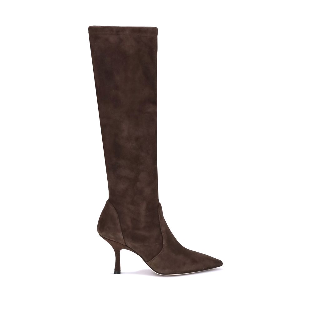 Stuart Weitzman Suede High Boots Glam Steals