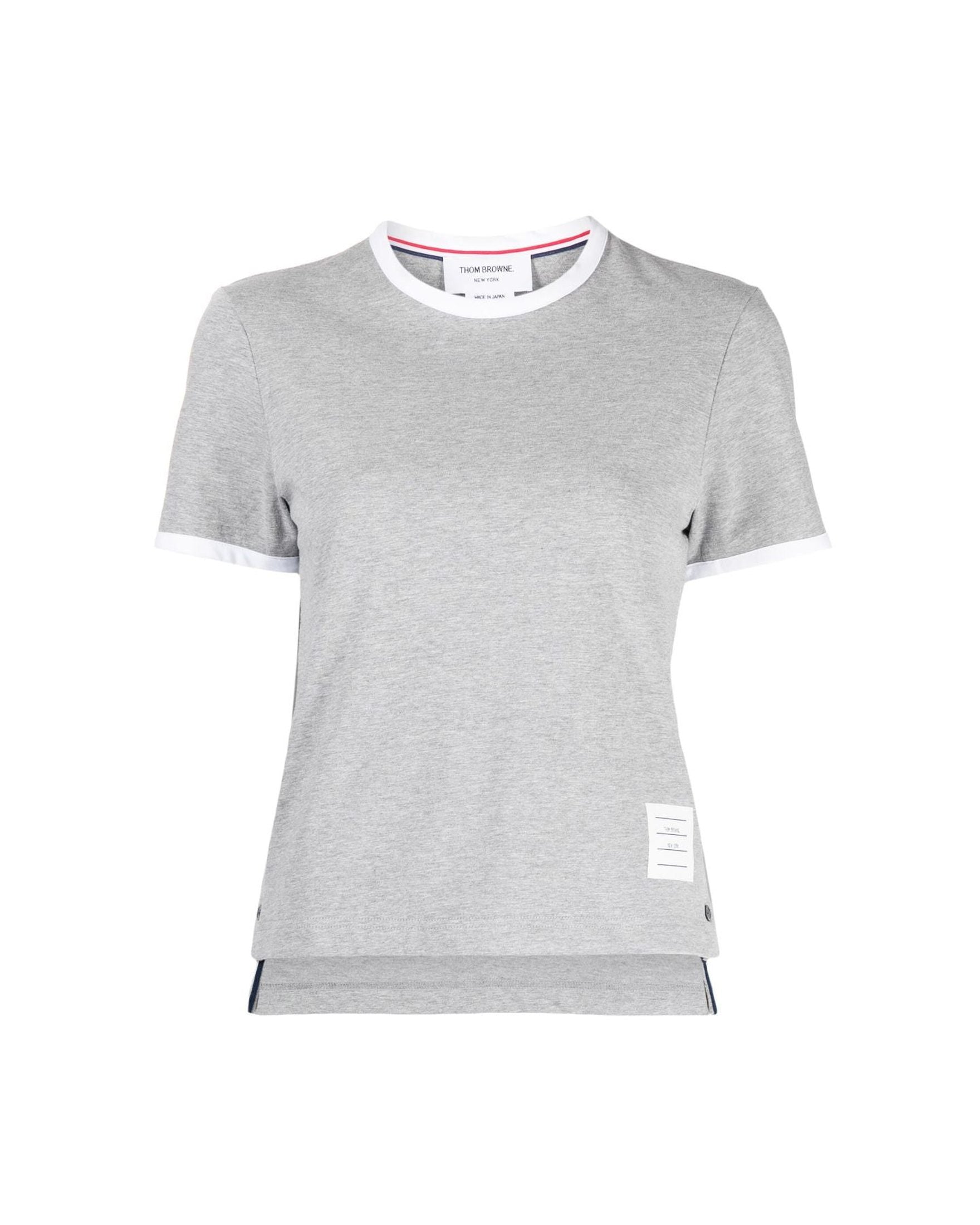 Thom Browne Grey T-Shirt And Polo Glam Steals