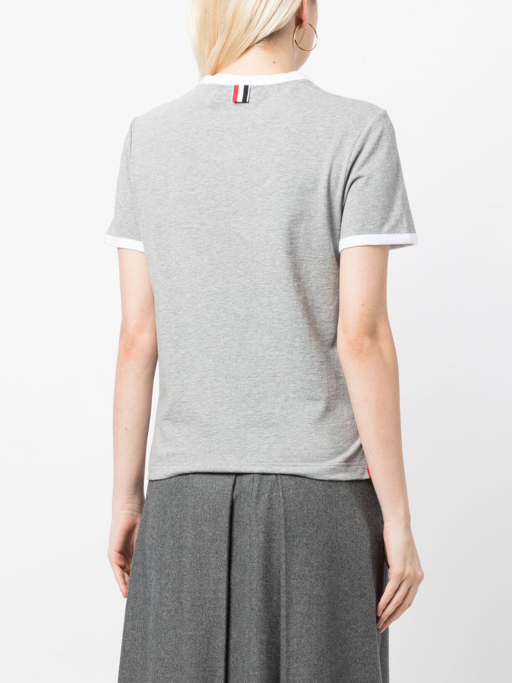 Thom Browne Grey T-Shirt And Polo Glam Steals