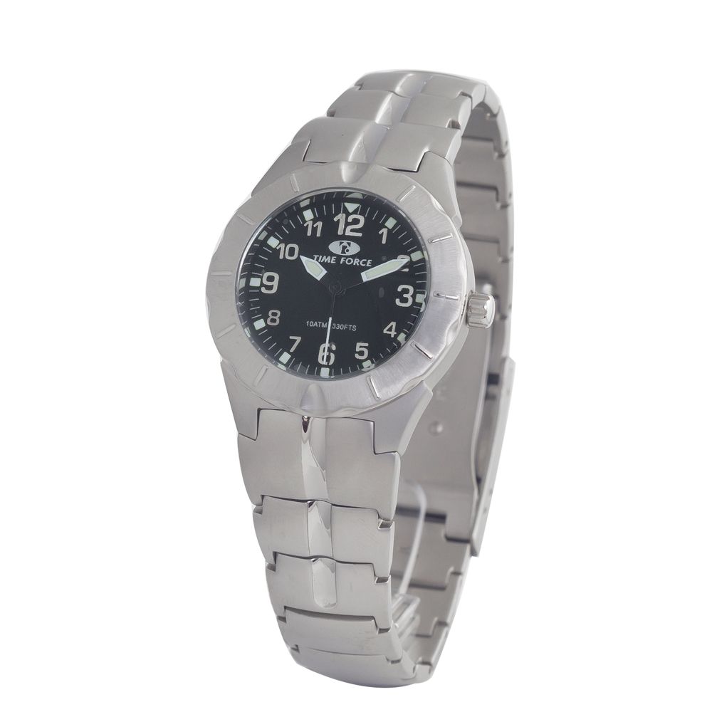 Time Force Silver Stainless Steel Watch Glam Steals