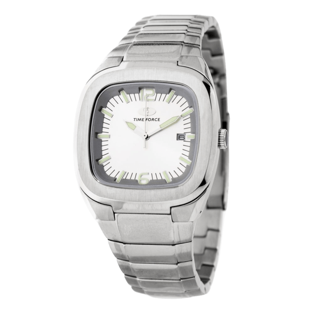 Time Force Silver Stainless Steel Watch Glam Steals