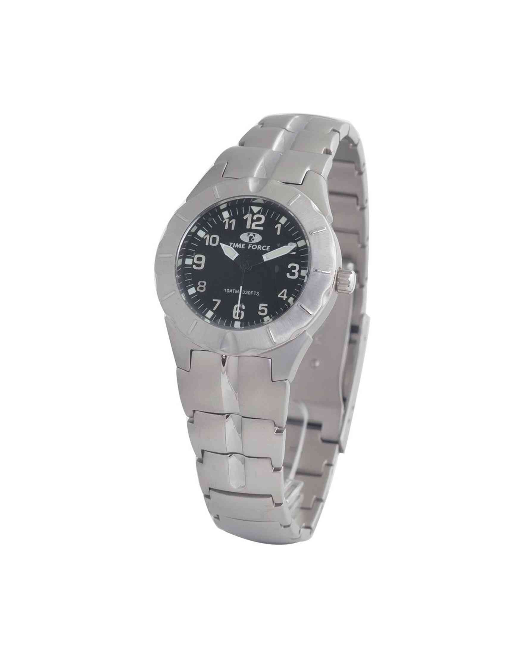 Time Force Silver Stainless Steel Watch Glam Steals
