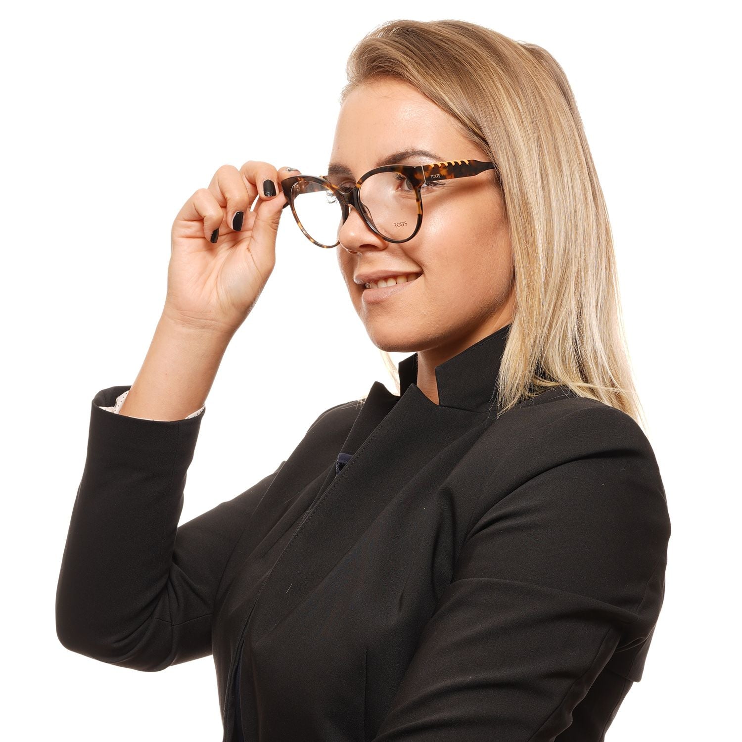 Tod'S Chic Round Full-Rim Brown Glasses Glam Steals
