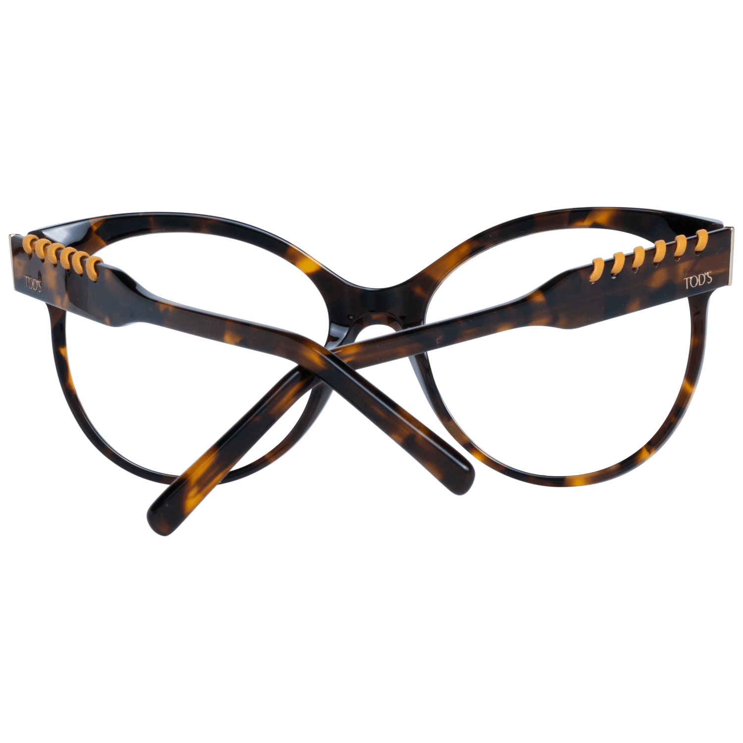 Tod'S Chic Round Full-Rim Brown Glasses Glam Steals