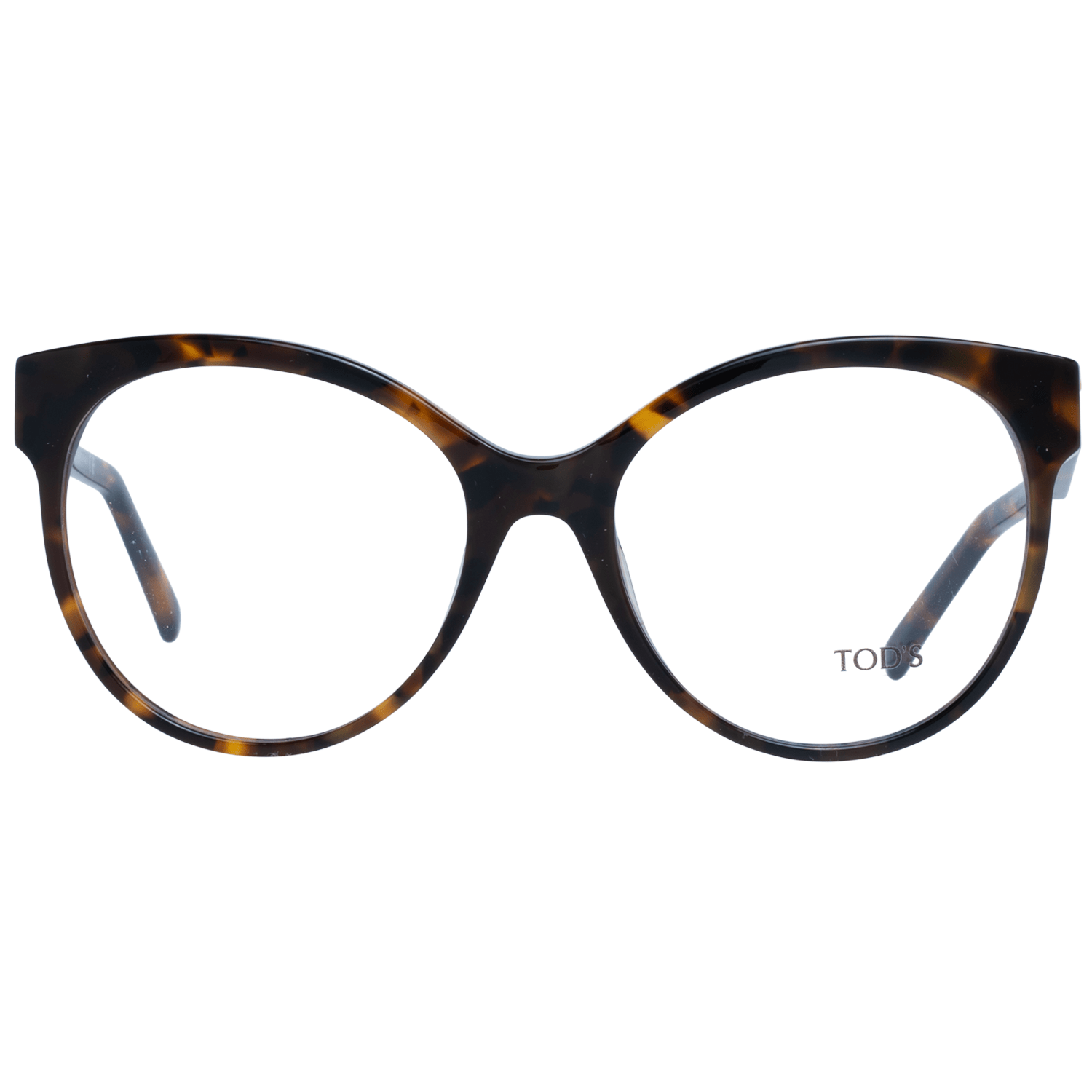 Tod'S Chic Round Full-Rim Brown Glasses Glam Steals