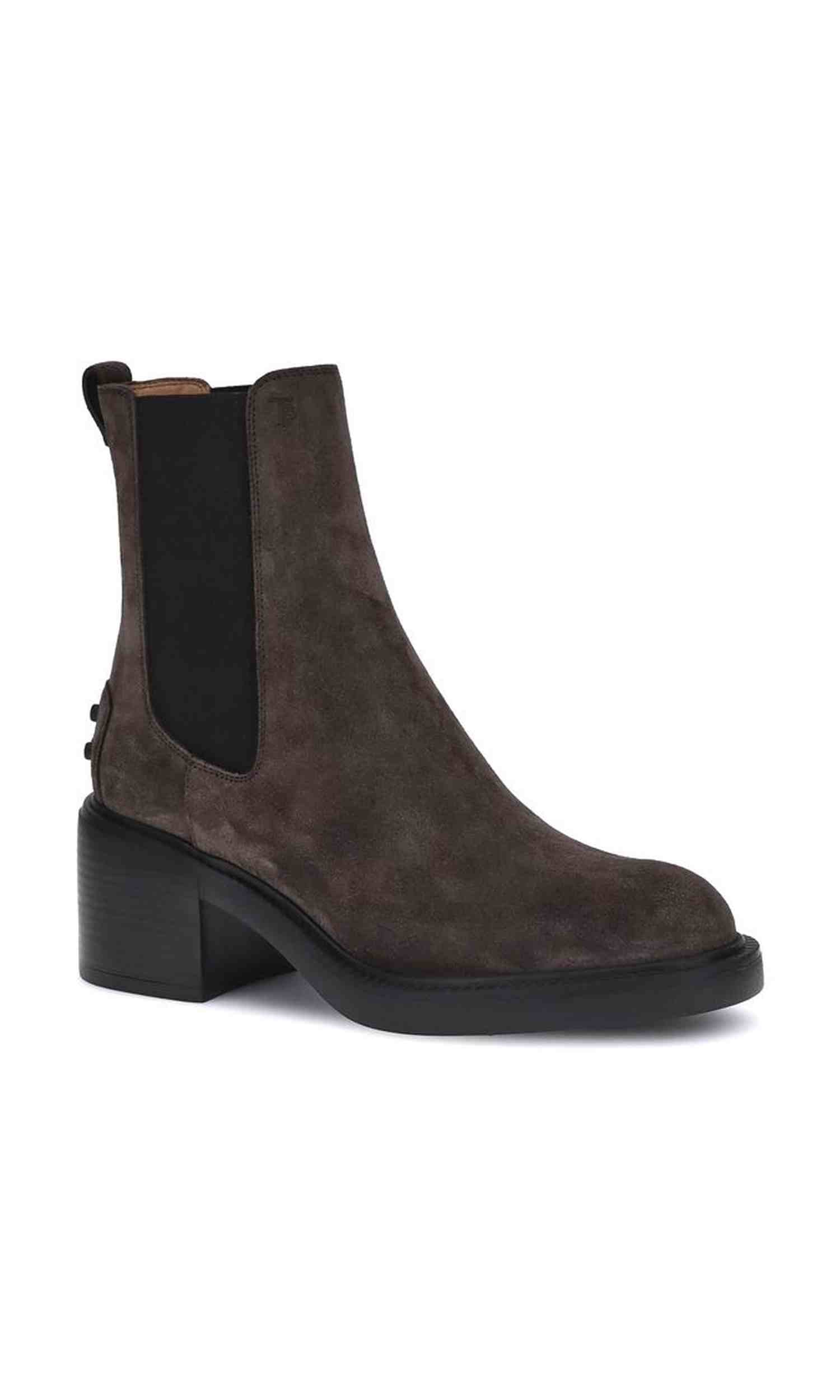 Tod’S Suede Ankle Boots Glam Steals