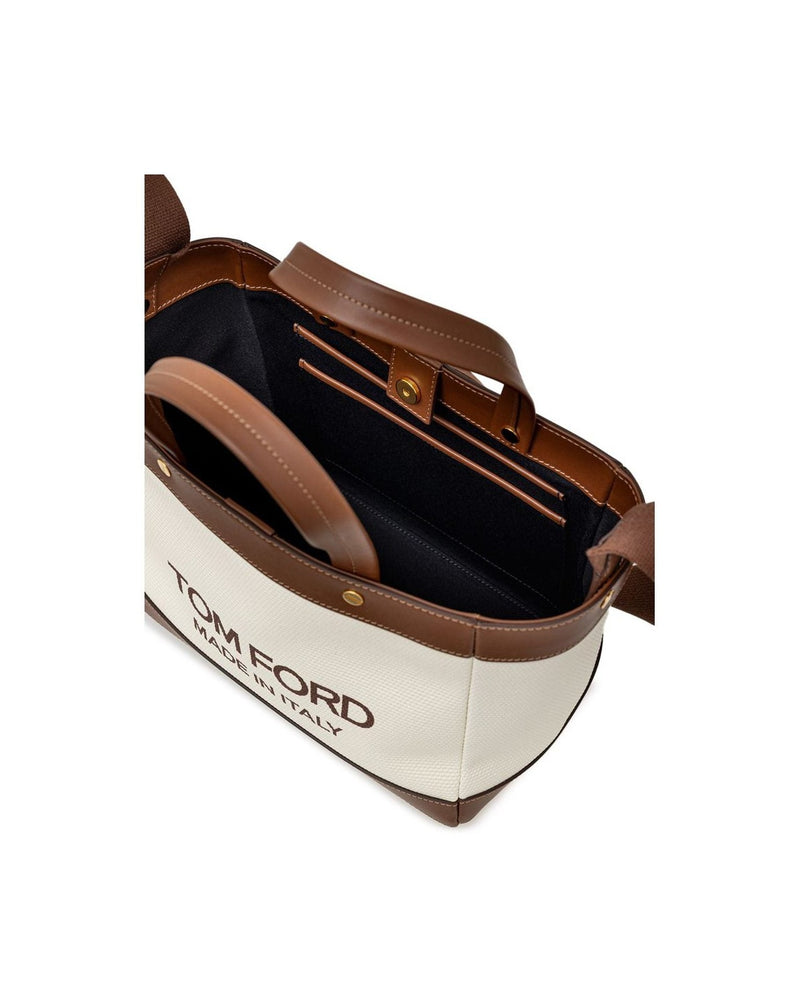 Tom Ford Beige Cotton Tote Bag Glam Steals