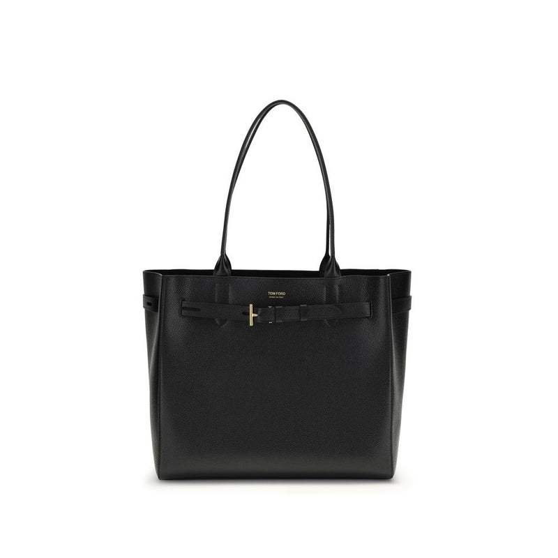 Tom Ford Black Calf Leather Bos Taurus Shoulder Bag Glam Steals