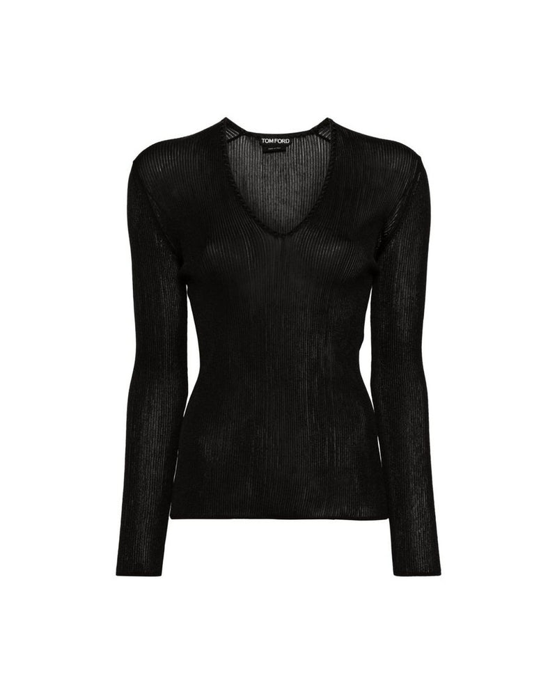 Tom Ford Black Polyamide Top Glam Steals