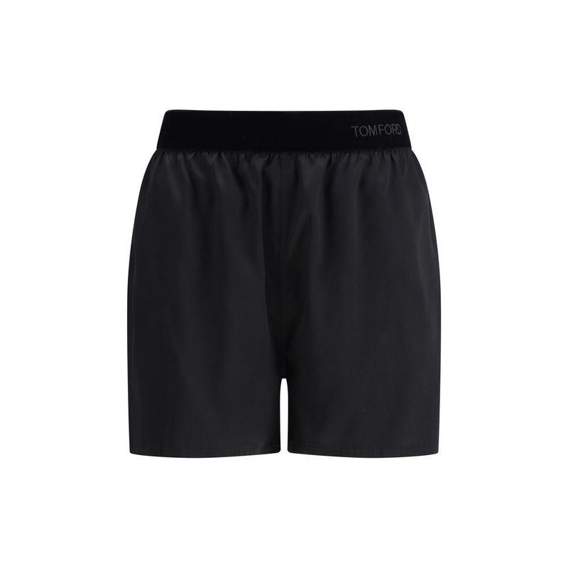 Tom Ford Black Silk Bermuda Shorts Glam Steals