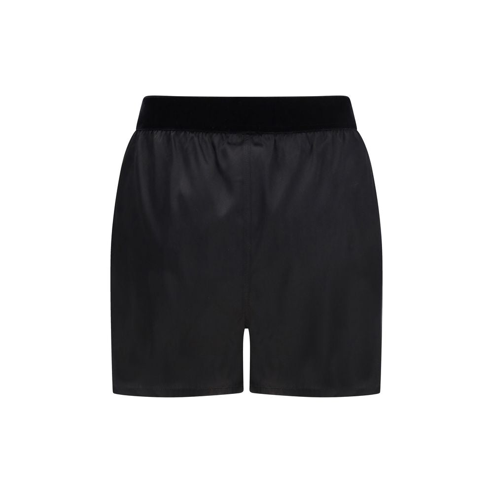 Tom Ford Black Silk Bermuda Shorts Glam Steals