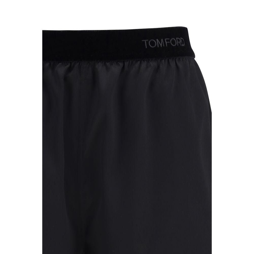Tom Ford Black Silk Bermuda Shorts Glam Steals