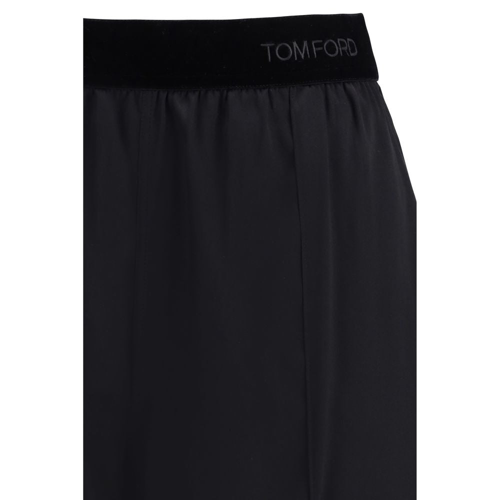 Tom Ford Black Silk Pant Glam Steals
