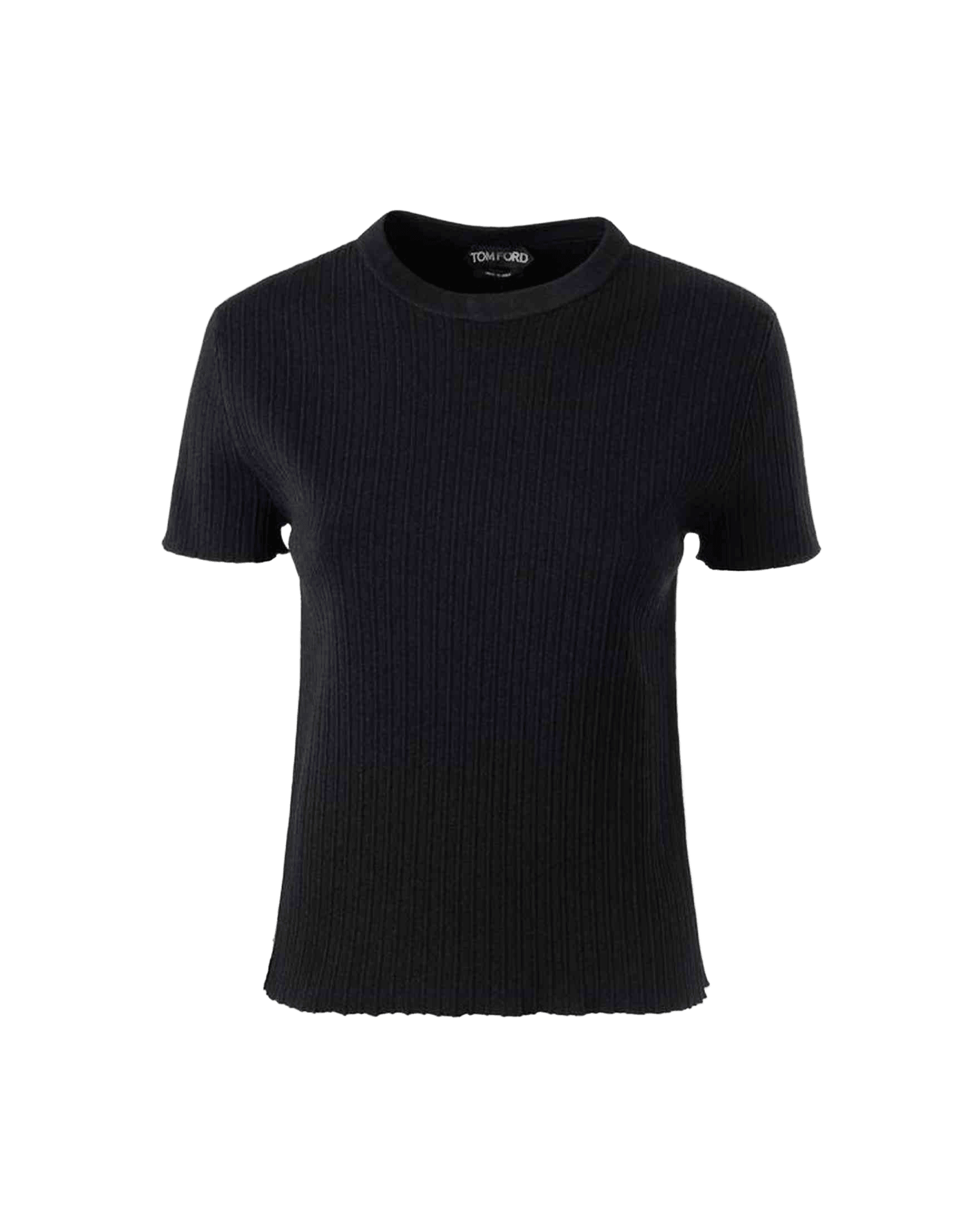Tom Ford Black Silk T-Shirt Glam Steals