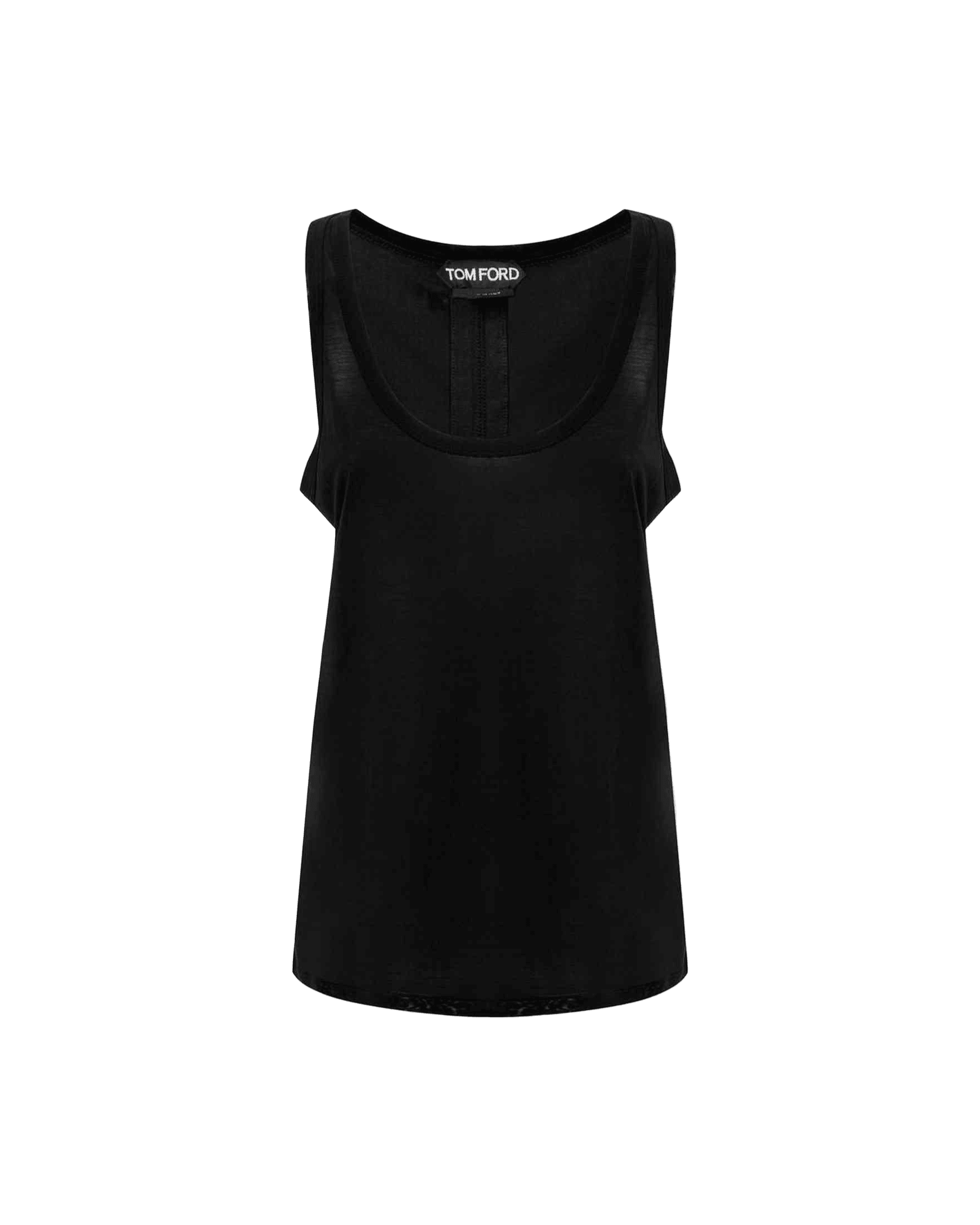 Tom Ford Black Silk Tank Top Glam Steals