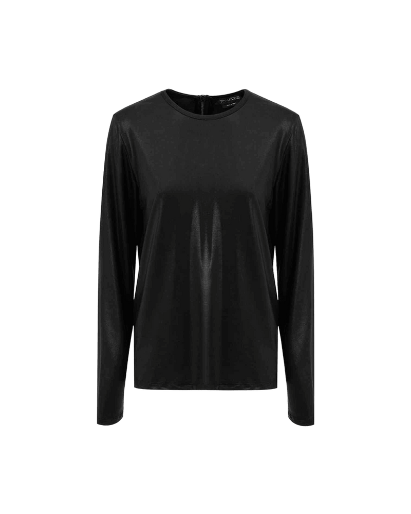 Tom Ford Black Viscose Long Sleeve Glam Steals