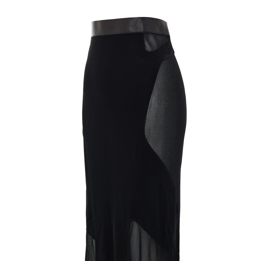 Tom Ford Black Viscose Skirt Glam Steals