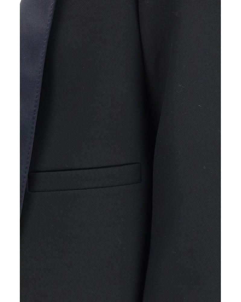 Tom Ford Black Wool Full Length Jacket 