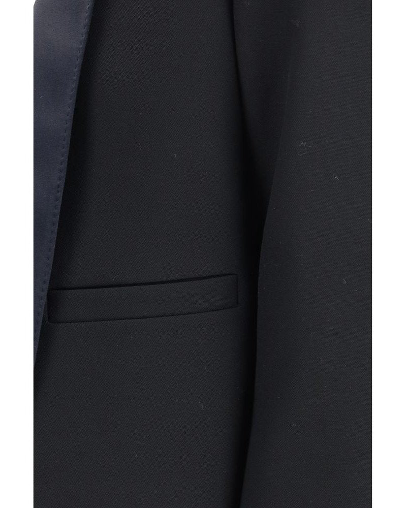 Tom Ford Black Wool Full Length Jacket 