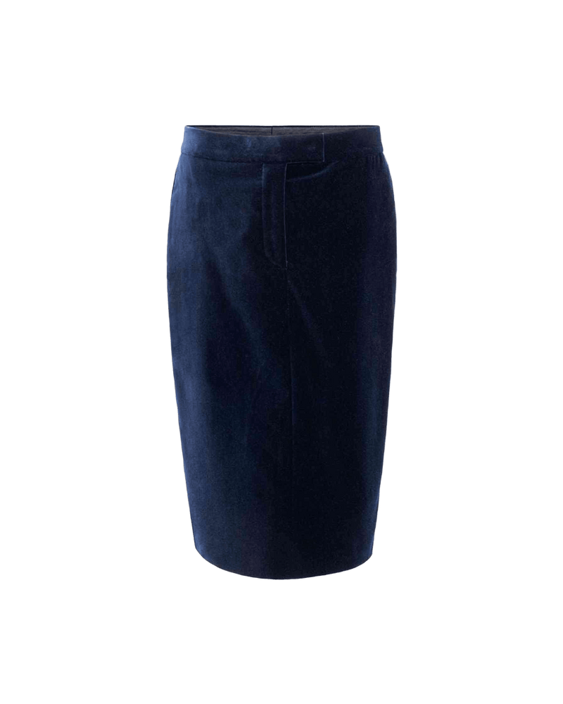 Tom Ford Blue Cotton Skirt Glam Steals