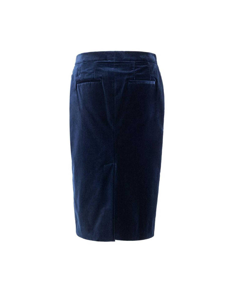 Tom Ford Blue Cotton Skirt Glam Steals
