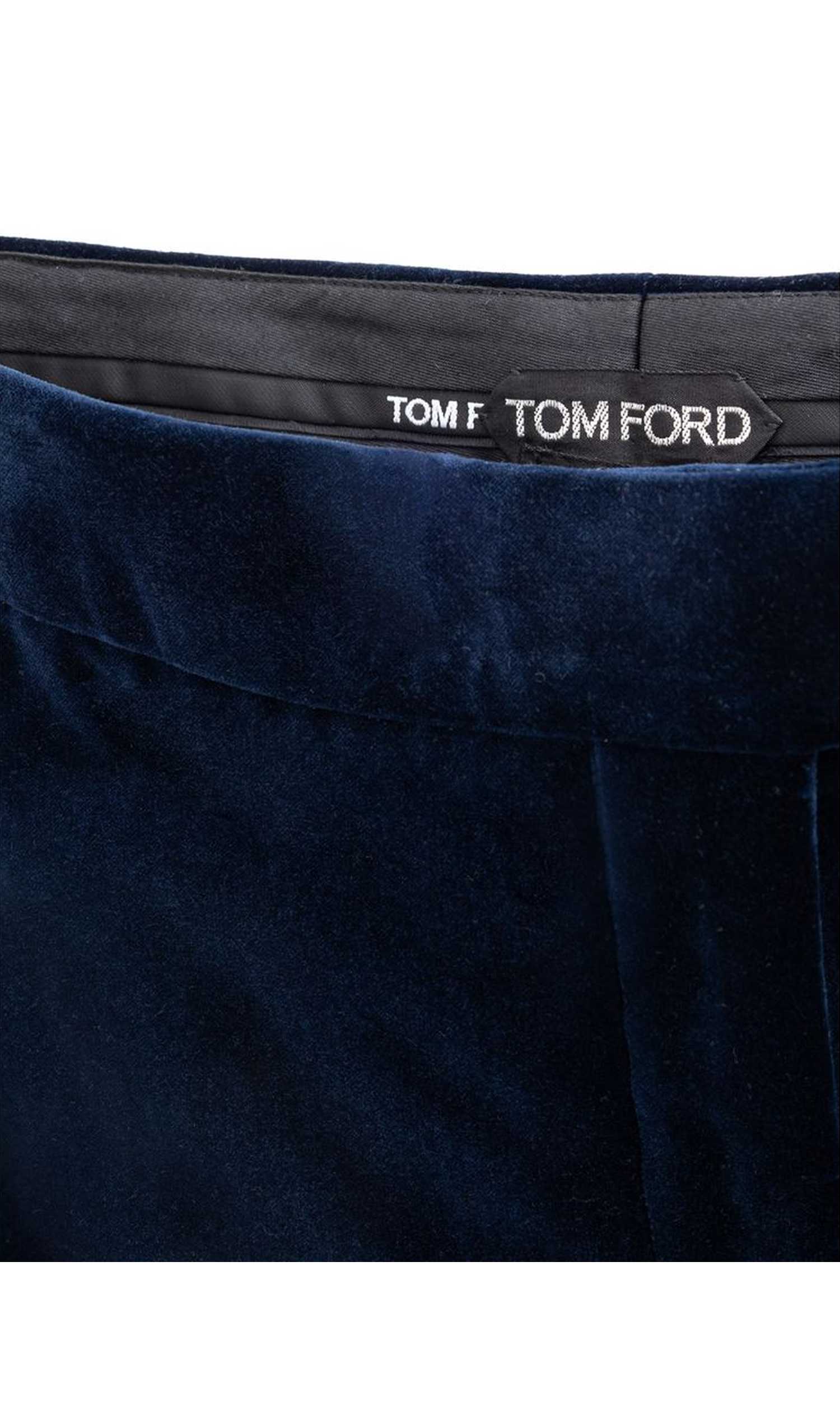 Tom Ford Blue Cotton Skirt Glam Steals