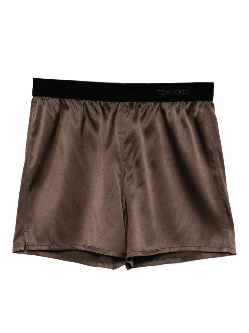 Tom Ford Brown Shorts Glam Steals