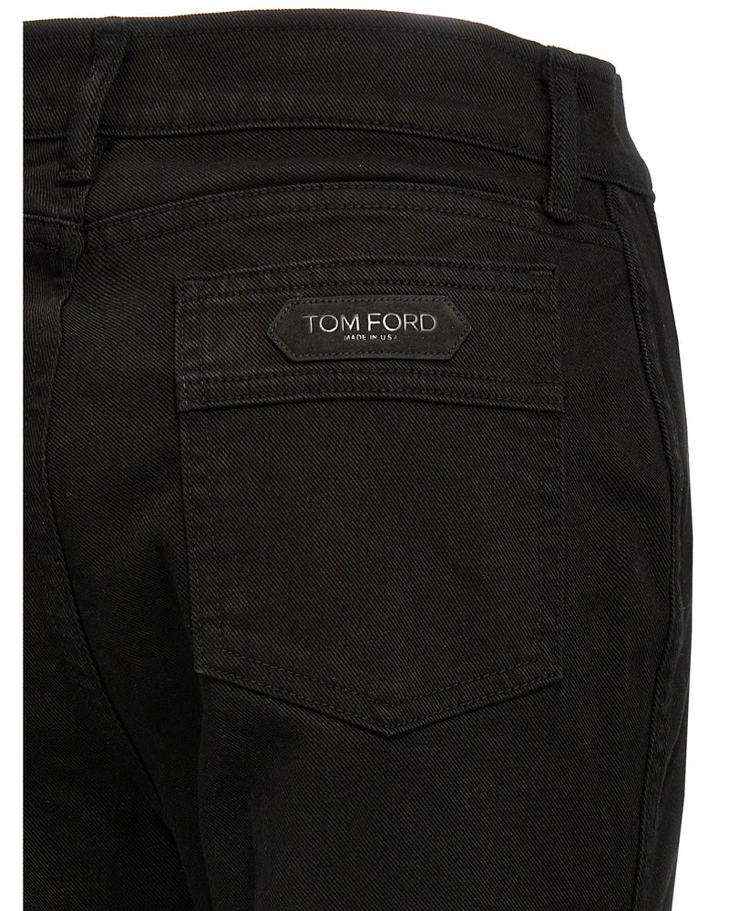 Tom Ford Denim Stretch Twill Wide Flare Jeans Glam Steals