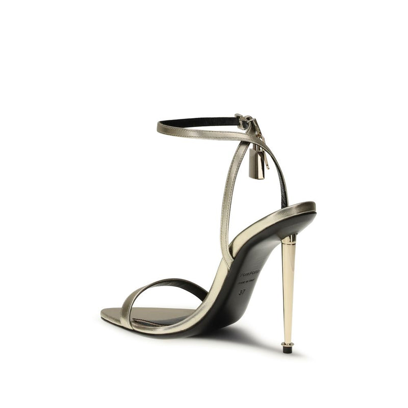 Tom Ford Gold Goatskin Stiletto Heel Glam Steals