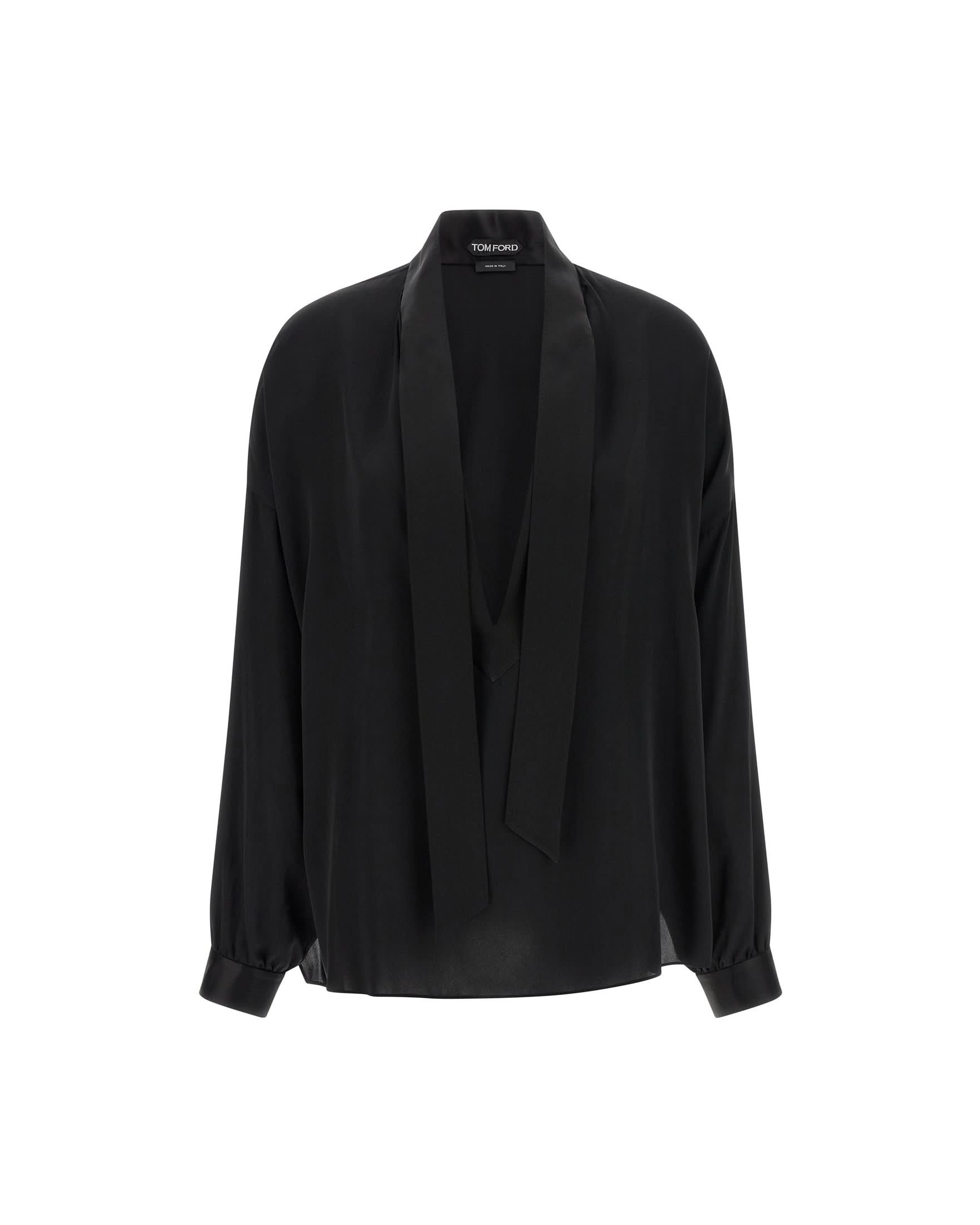 Tom Ford Lavallière Neck Blouse Shirts