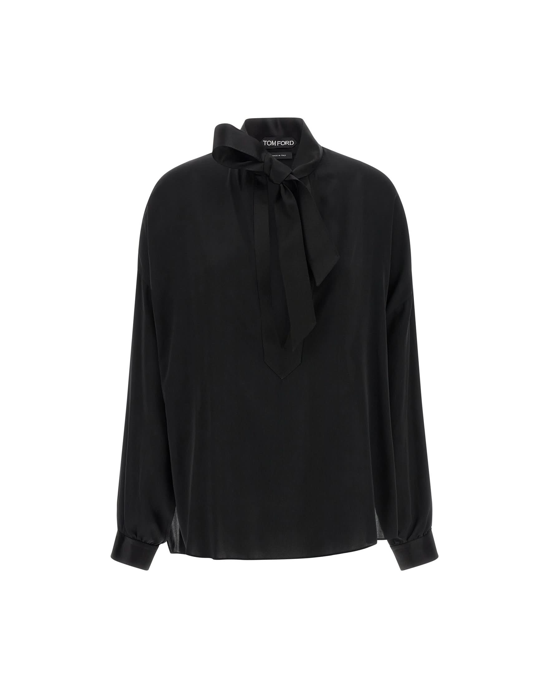 Tom Ford Lavallière Neck Blouse Shirts