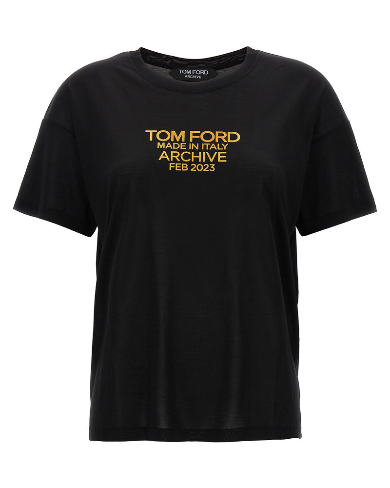 Tom Ford Logo Print T-shirt Glam Steals