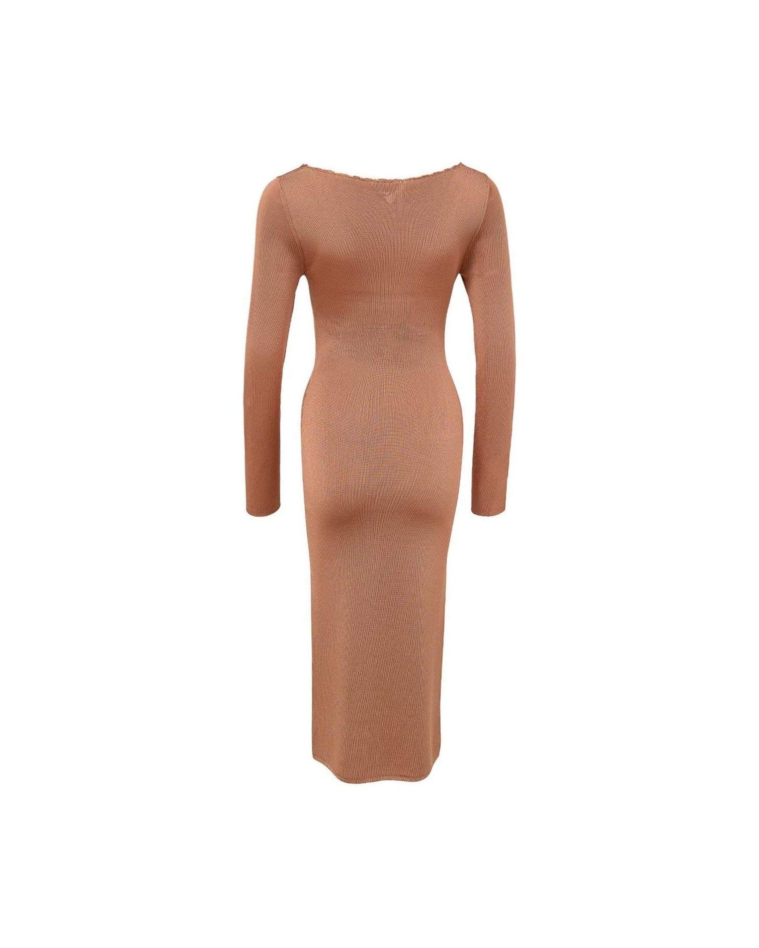 Tom Ford Orange Viscose Long Glam Steals