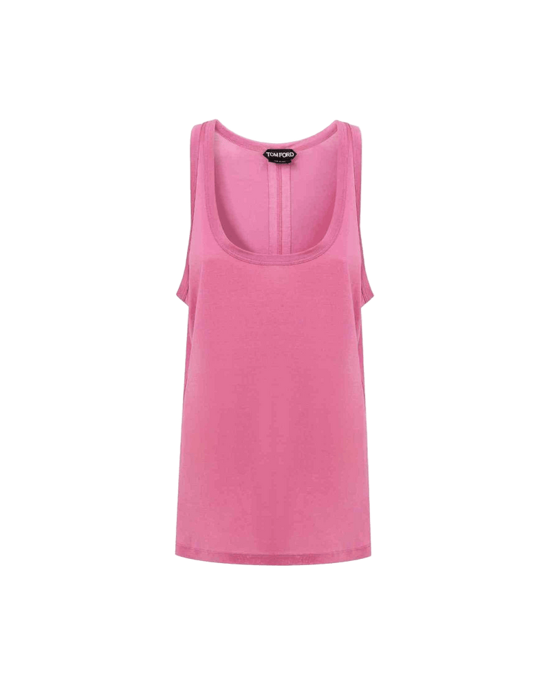 Tom Ford Pink Silk Tank Top Glam Steals