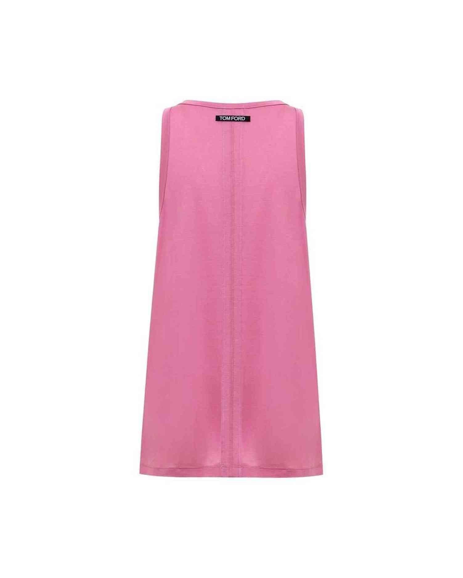 Tom Ford Pink Silk Tank Top Glam Steals