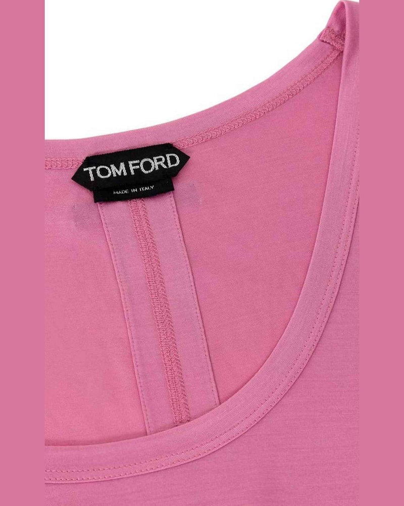 Tom Ford Pink Silk Tank Top Glam Steals