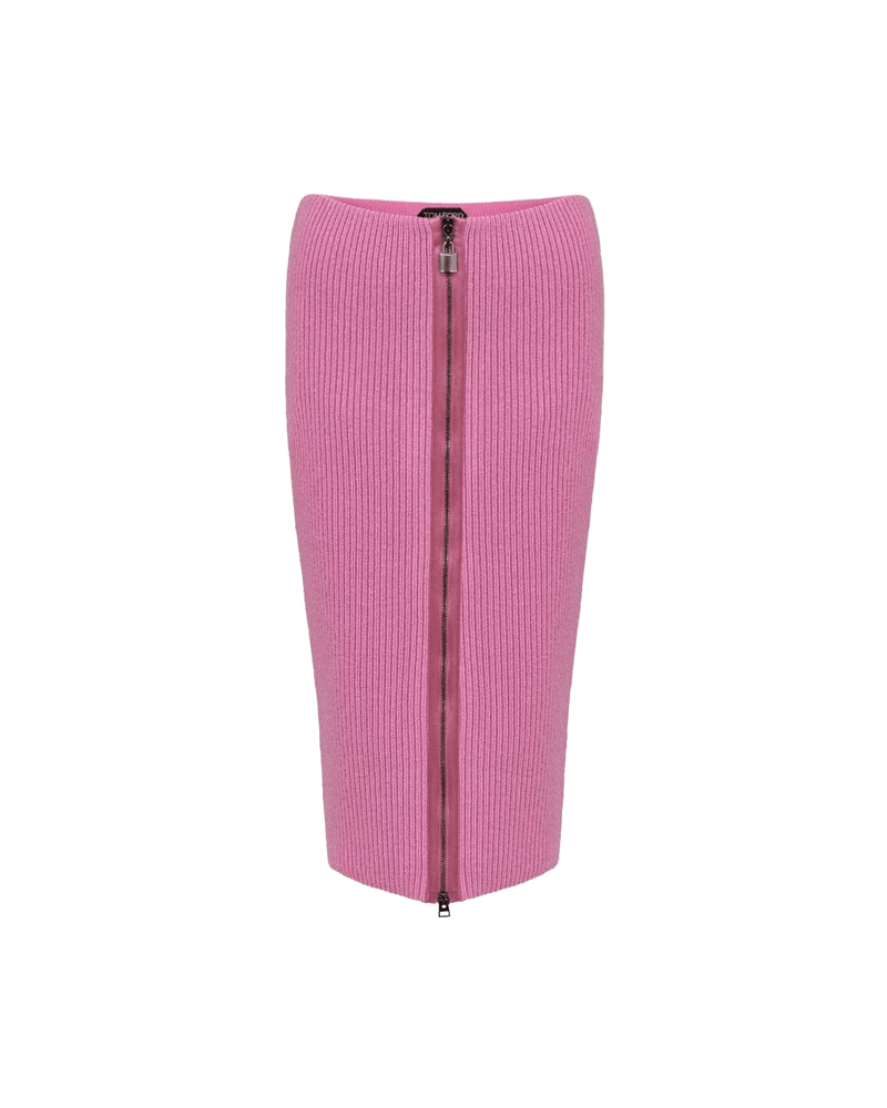 Tom Ford Pink Wool Midi Glam Steals