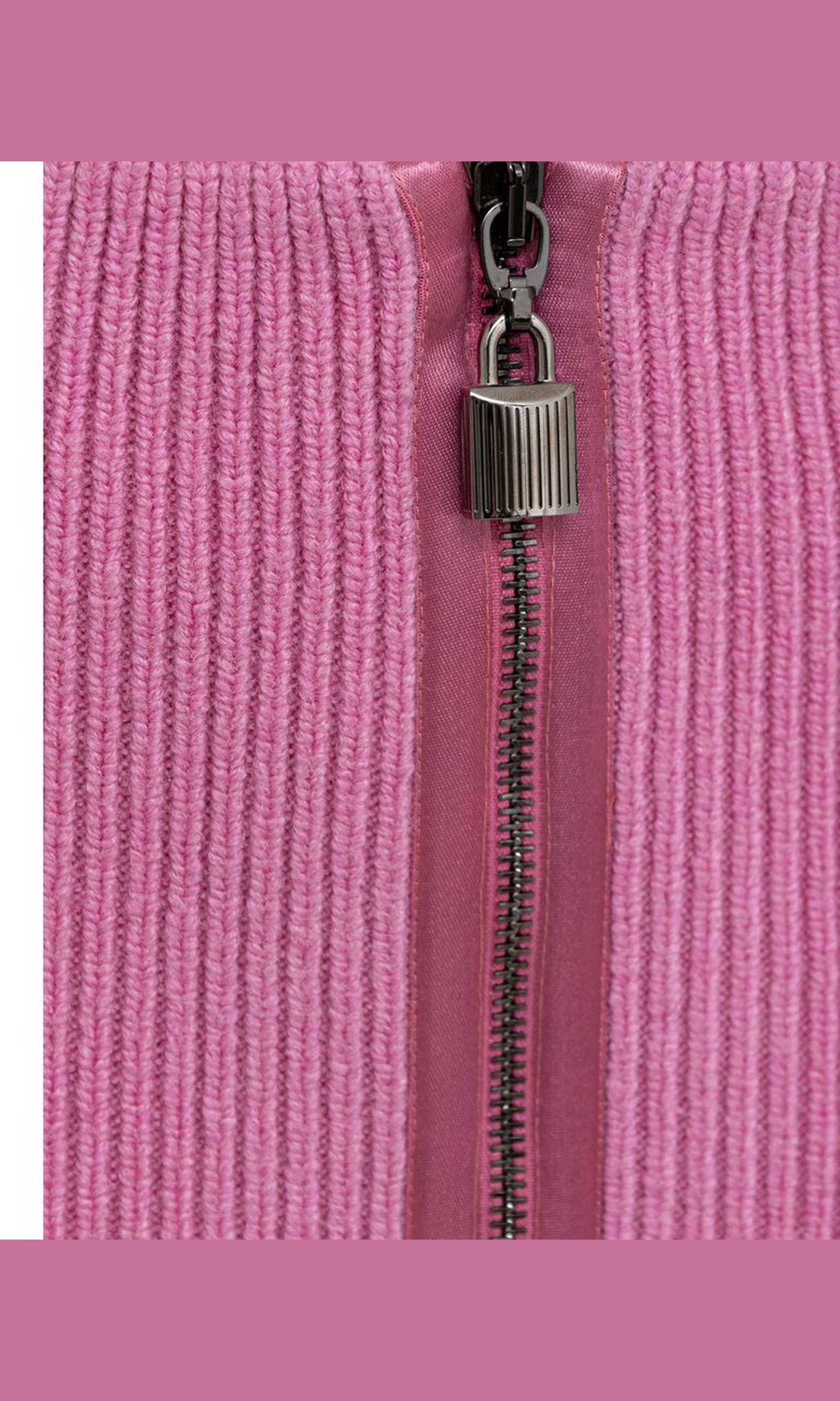 Tom Ford Pink Wool Midi Glam Steals