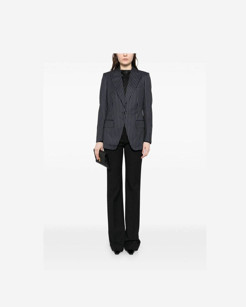 Tom Ford Pinstripe Single Breasted Blazer Glam Steals