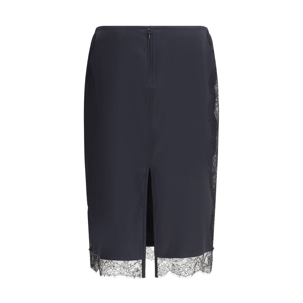 Tom Ford Satin Skirt with Lace Details Glam Steals