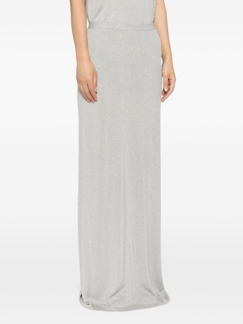 Tom Ford Silver Skirt Glam Steals